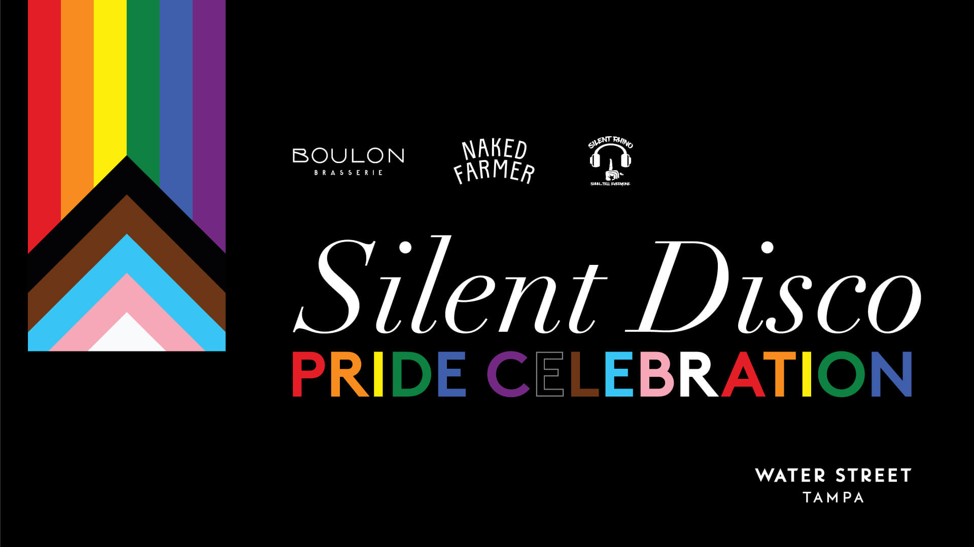 Silent Disco Pride Celebration - Water Street Tampa