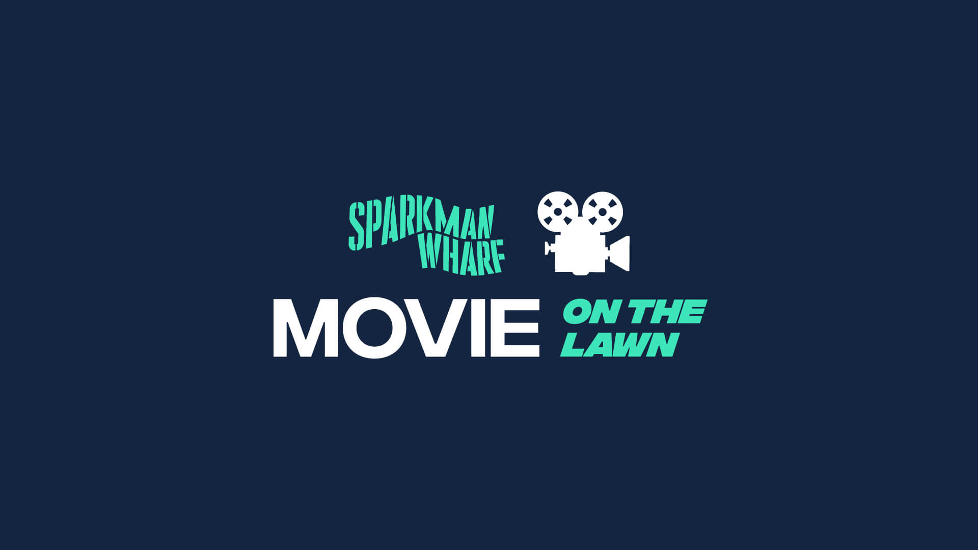 A graphic for movie on the lawn at sparkman wharf