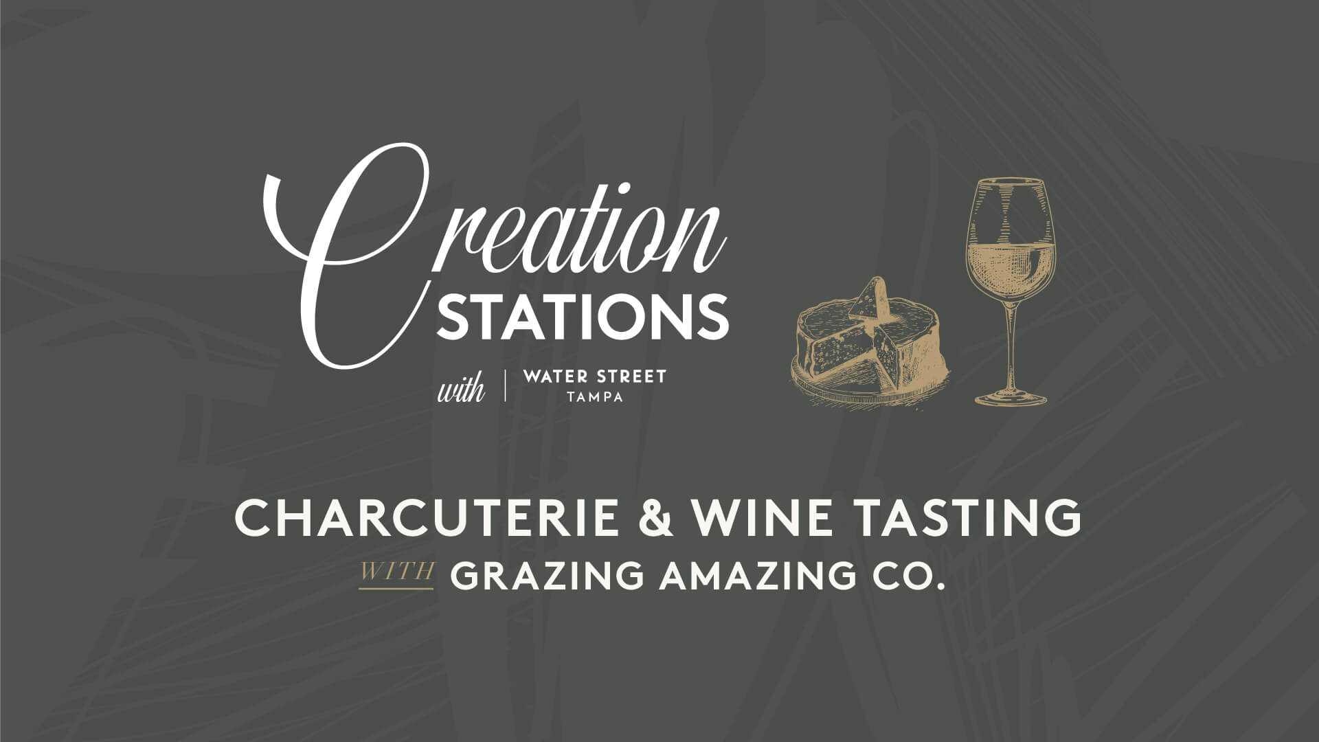Charcuterie and Wine making charcuterie creation station graphic