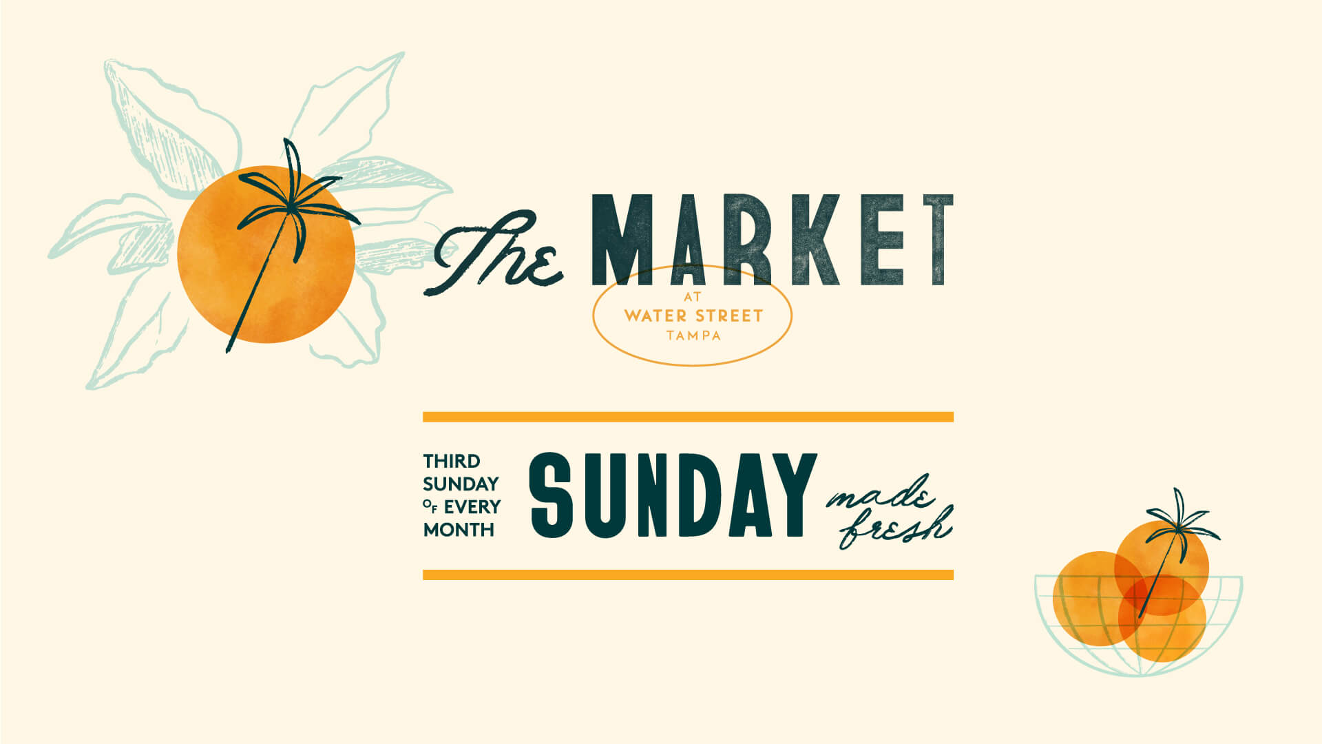 The Market at Water Street Tampa promotional graphic