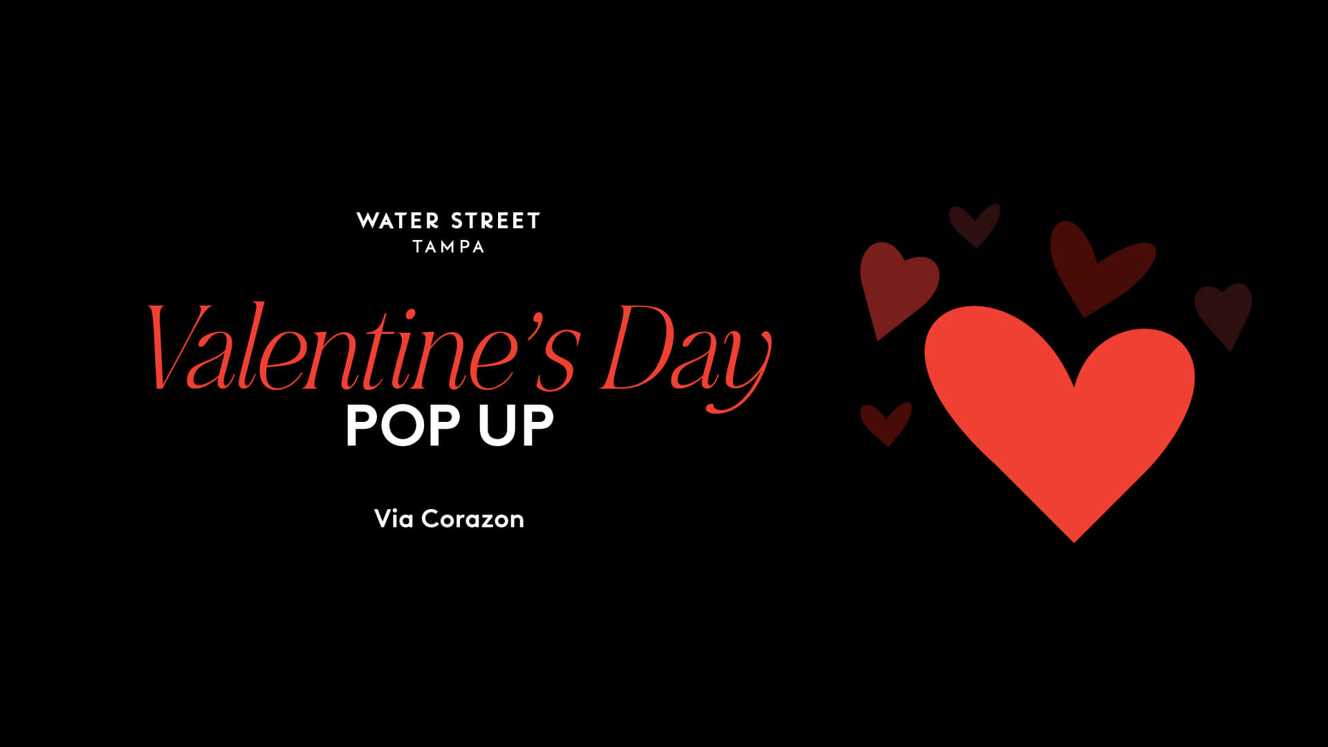 Valentine's Day pop up graphic